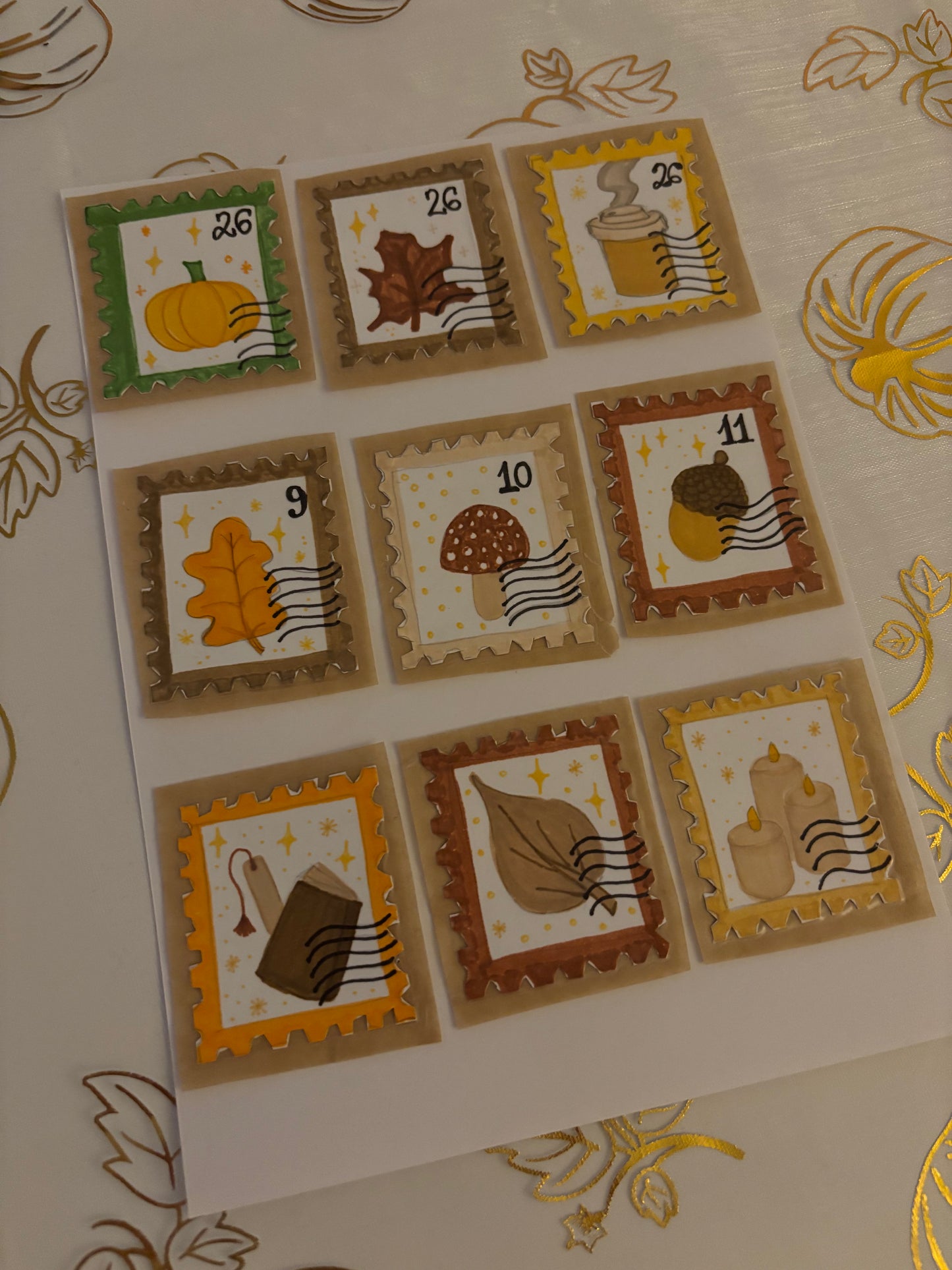Foliage Stamp Sticker Pack