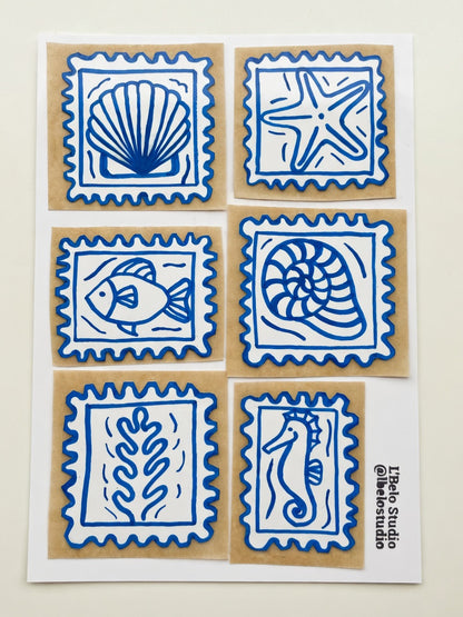 Ocean Frames Sticker Pack
