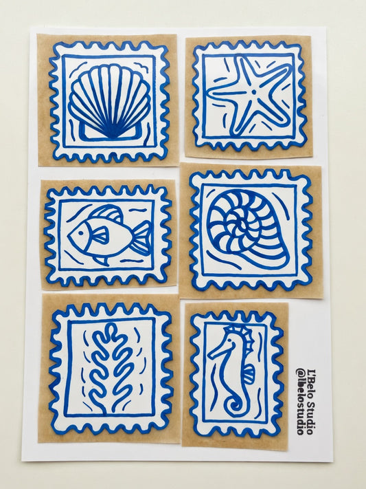 Ocean Frames Sticker Pack