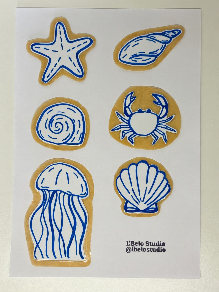 Ocean Simple Sticker Pack