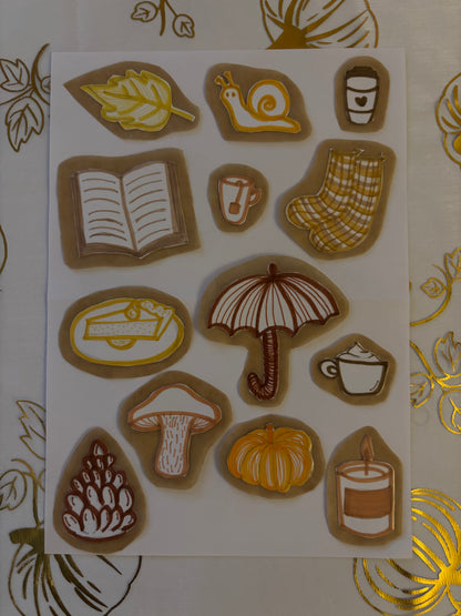 Foliage Doodle Sticker Pack