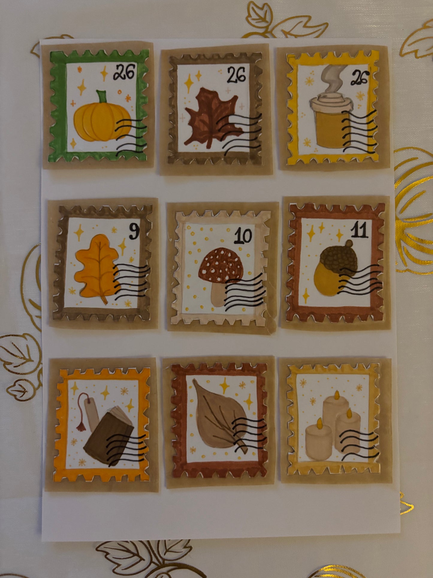 Foliage Stamp Sticker Pack
