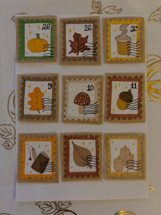 Foliage Stamp Sticker Pack