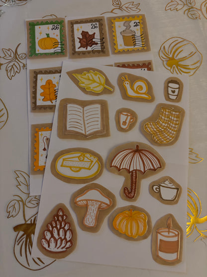 Foliage Doodle Sticker Pack